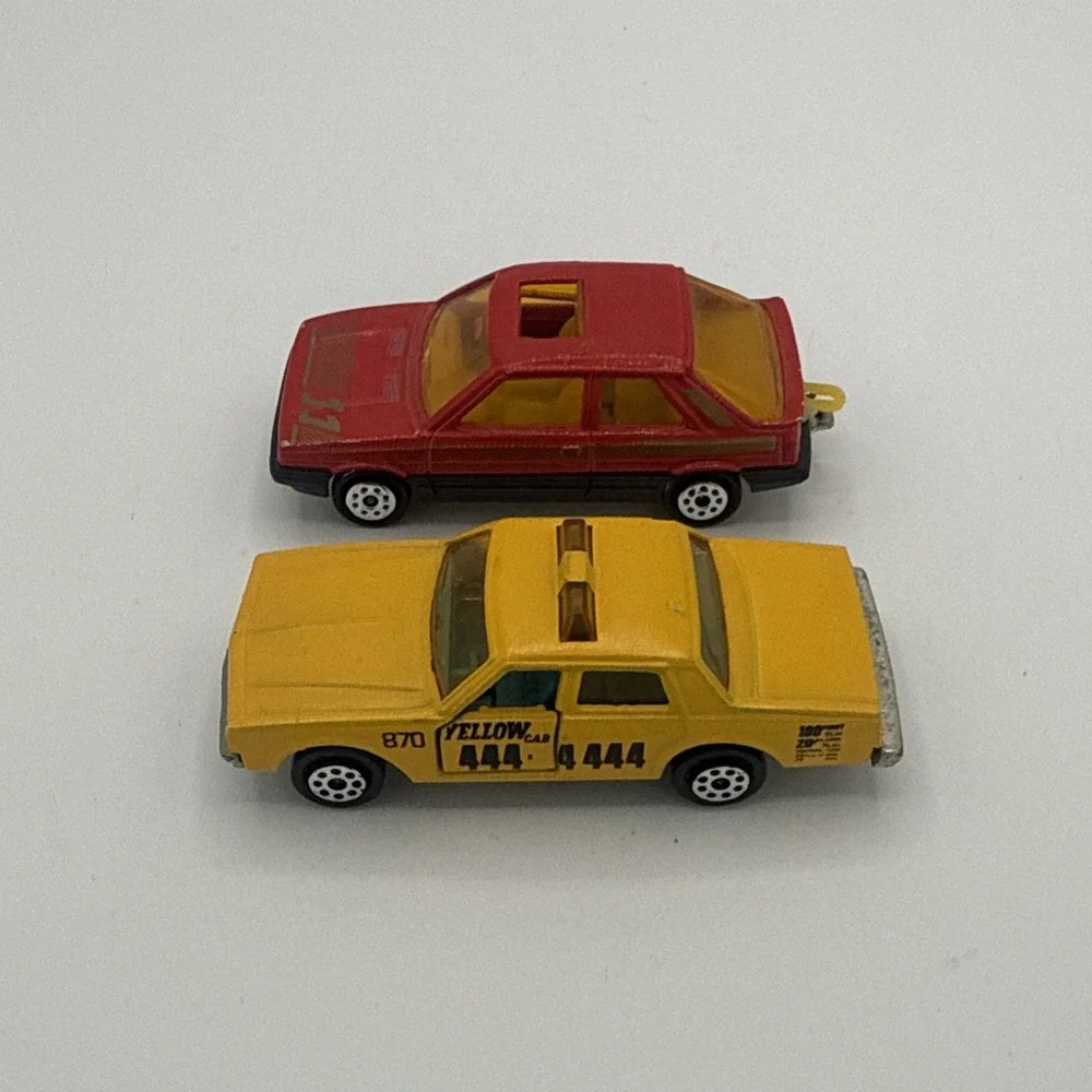 Vintage Lot 2 Majorette #240 Chevrolet Impalas And Renault #275 Made In France